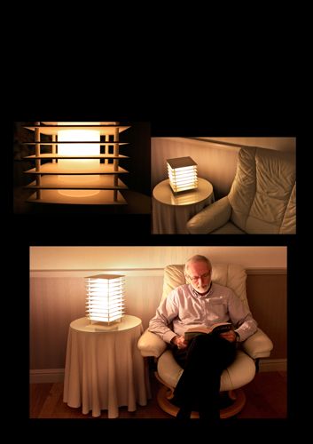 lampes cubiques design en carton